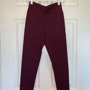 Aerie Burgundy Leggings
